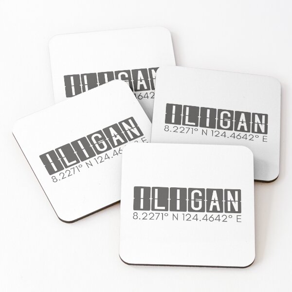 Item preview, Iligan Philippines Coordinates Minimalist Design designed and sold by holaitssher.