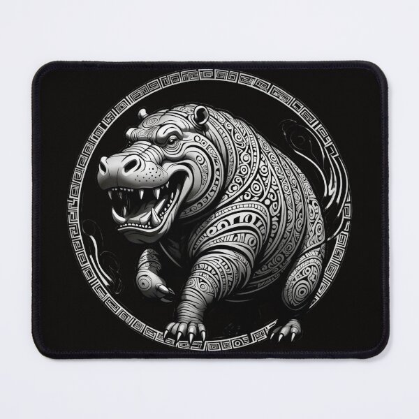 Item preview, Hippos Tattoo #2 designed and sold by Helios Be. Lavsh.
