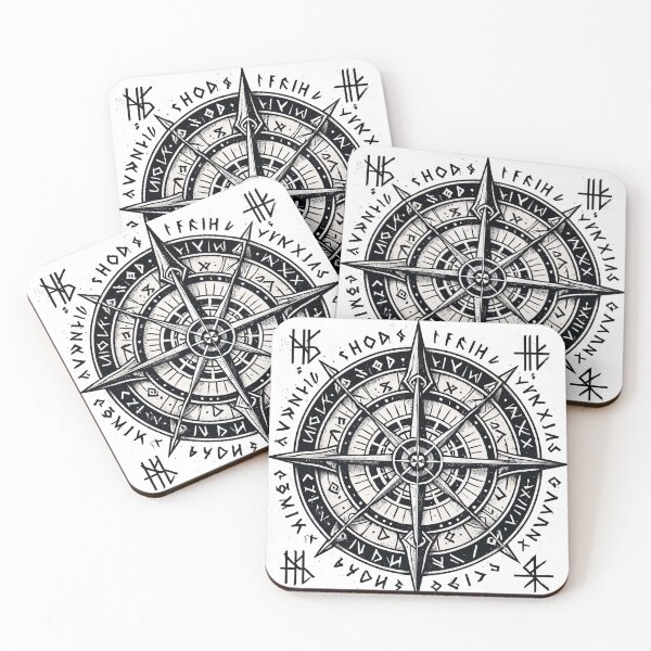 Item preview, Nordic Compass – Vegvisir designed and sold by Unikat.SE.