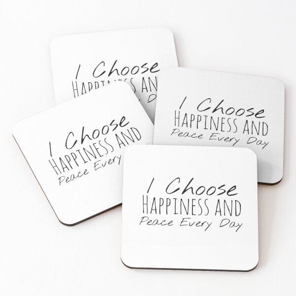 Item preview, I Choose Happiness and Peace Every Day – Joyful Choice Affirmation designed and sold by Camila  Ardila.