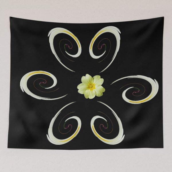 Item preview, Abstract design with a primrose flower designed and sold by Andrew Fletcher Photography.