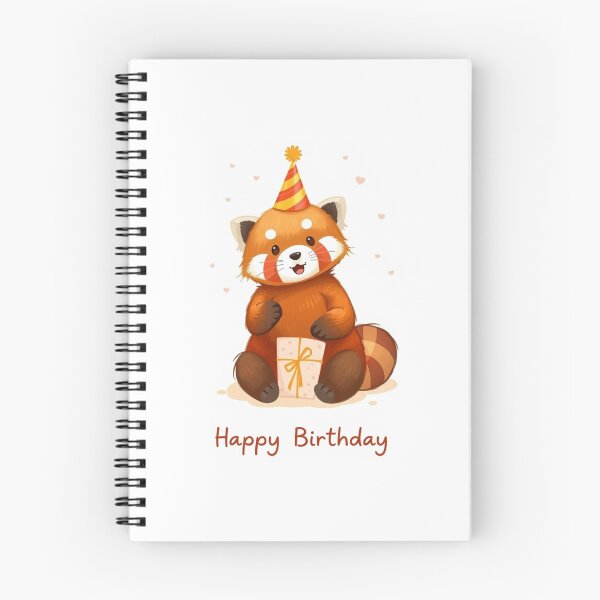 Item preview, Red panda birthday gift cute funny happy party hat  designed and sold by CheeseBlueprint.