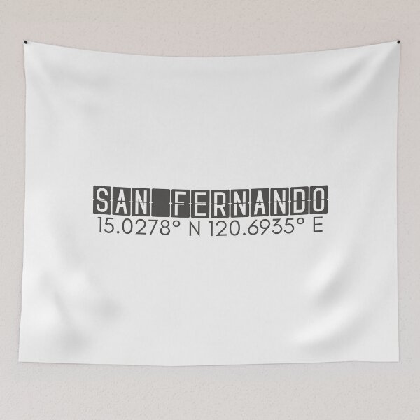 Item preview, San Fernando Pampanga Philippines Coordinates Minimalist designed and sold by holaitssher.