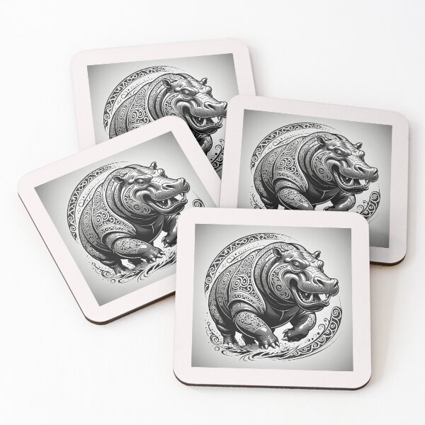 Item preview, Hippos  Tattoo #3 designed and sold by Helios Be. Lavsh.