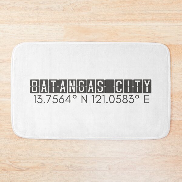 Item preview, Batangas City Philippines Coordinates Minimalist Design designed and sold by holaitssher.