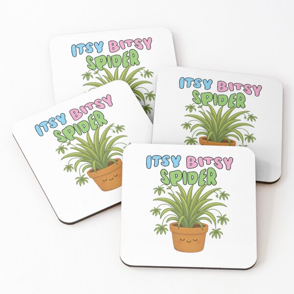Item preview, Itsy Bitsy Spider Plant – Cute Minimalist Botanical Pun Design designed and sold by Lazy T Co..