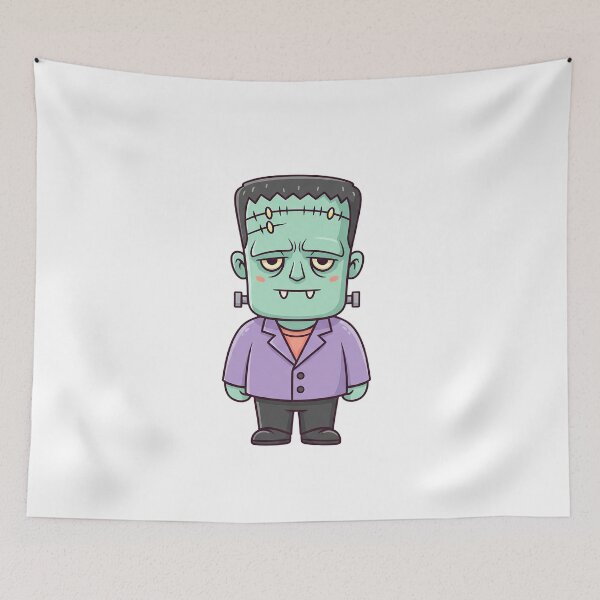 Item preview, Cute Frankenstein Monster - Kawaii Halloween Chibi designed and sold by istoriadesign.
