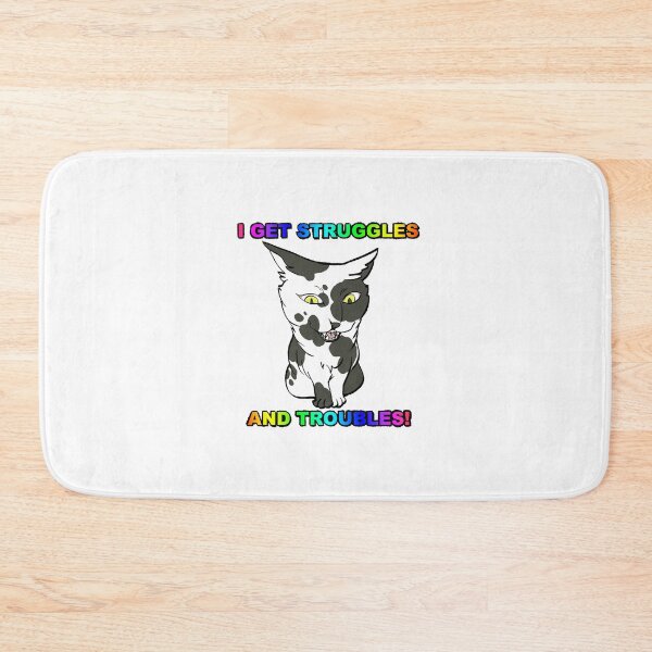 Item preview, Struggles & Troubles - Silly Kitty designed and sold by AstralRavens.