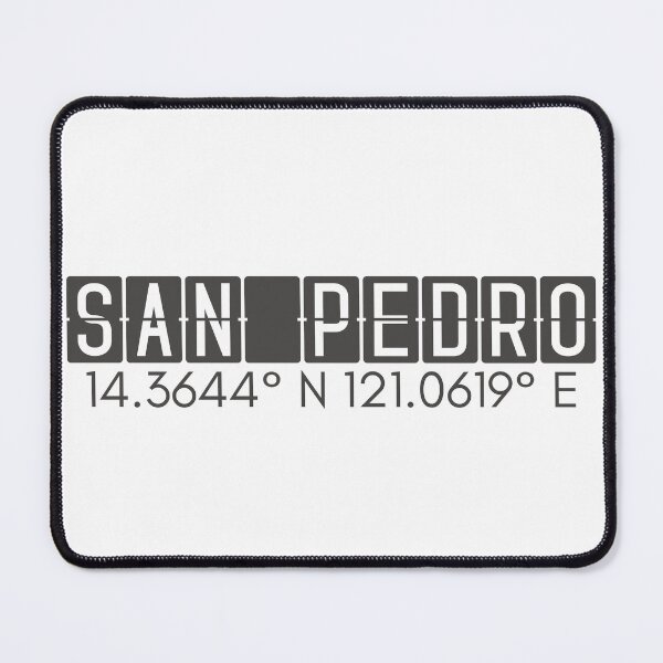 Item preview, San Pedro Laguna Philippines Coordinates Minimalist Design designed and sold by holaitssher.