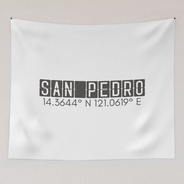 Item preview, San Pedro Laguna Philippines Coordinates Minimalist Design designed and sold by holaitssher.