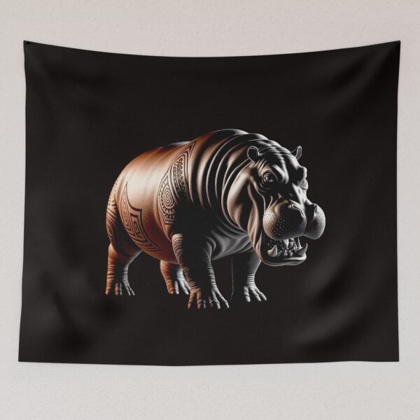 Item preview, Hippos  Tattoo #5 designed and sold by Helios Be. Lavsh.
