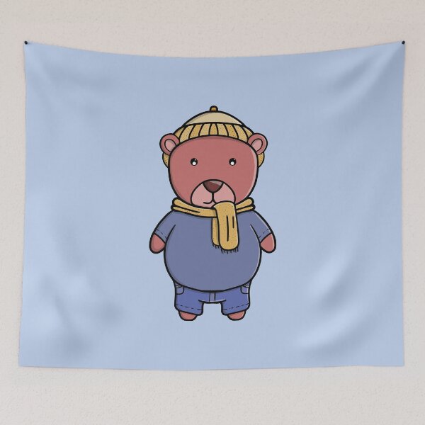 Item preview, Cozy Bear in Winter Attire designed and sold by shopdiego.