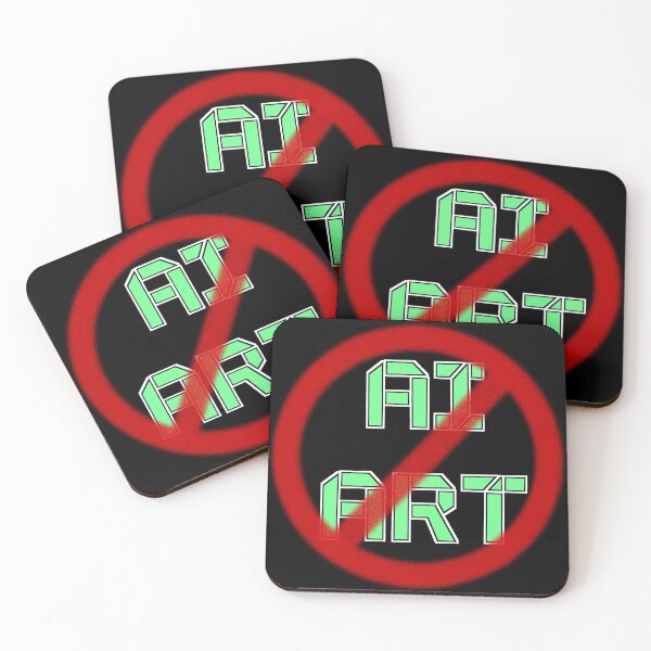 Item preview, No AI Art designed and sold by HDK Jr.
