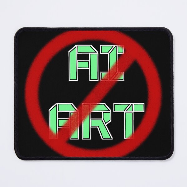 Item preview, No AI Art designed and sold by HDK Jr.