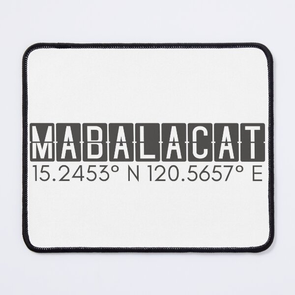 Item preview, Mabalacat Philippines Coordinates Minimalist Design designed and sold by holaitssher.