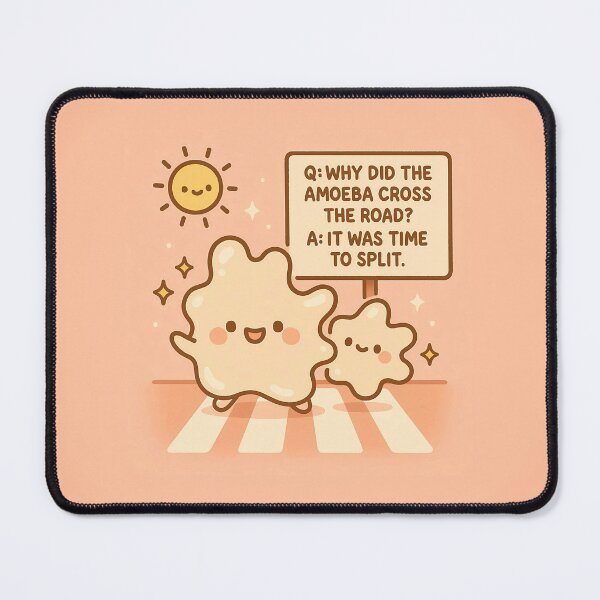 Item preview, Why Did the Amoeba Cross the Road? designed and sold by daintyriot.
