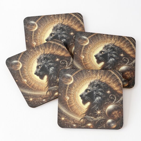 Item preview, Golden Lion – Majestic lion in fantasy style designed and sold by Unikat.SE.