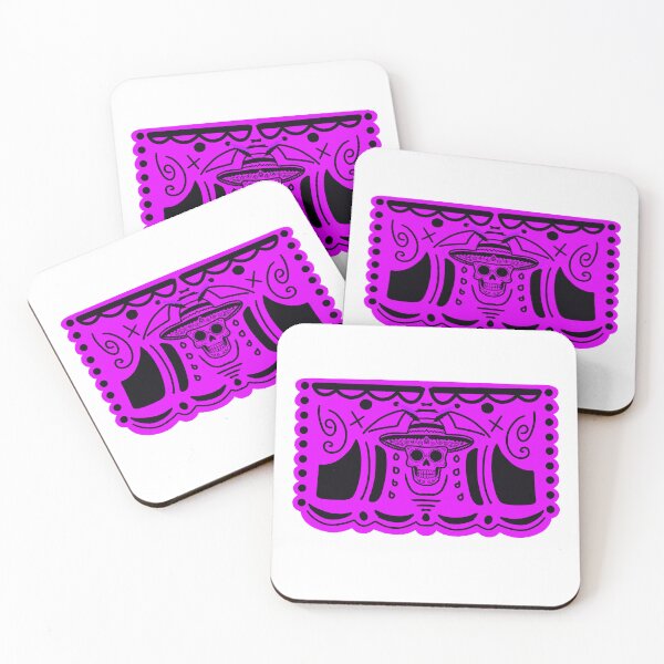 Item preview, Papel Picado Mexican Day of the Dead Sticker Illustration designed and sold by Layerform.