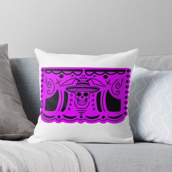 Item preview, Papel Picado Mexican Day of the Dead Sticker Illustration designed and sold by Layerform.