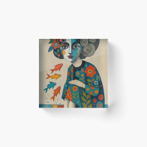 Item preview, Woman having a fish pedicure designed and sold by diulid.
