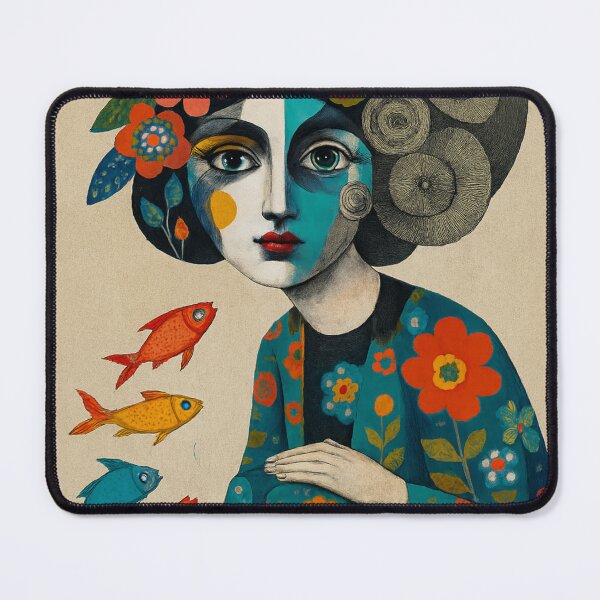 Item preview, Woman having a fish pedicure designed and sold by diulid.