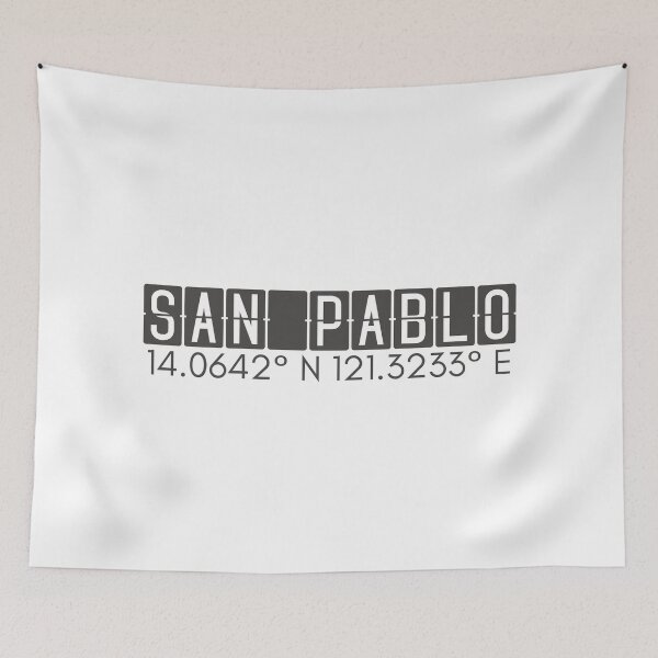 Item preview, San Pablo Laguna Philippines Coordinates Minimalist Design designed and sold by holaitssher.