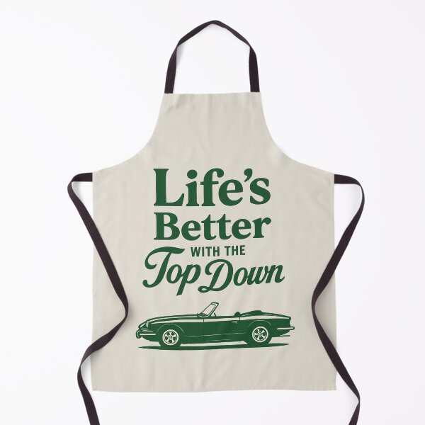 Item preview, Life’s Better with the Top Down – Classic Convertible Car Design designed and sold by Piralez.