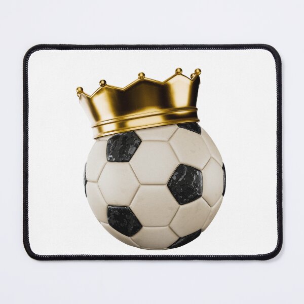Item preview, Soccer Ball with Kings Crown, Sticker Illustration designed and sold by Layerform.