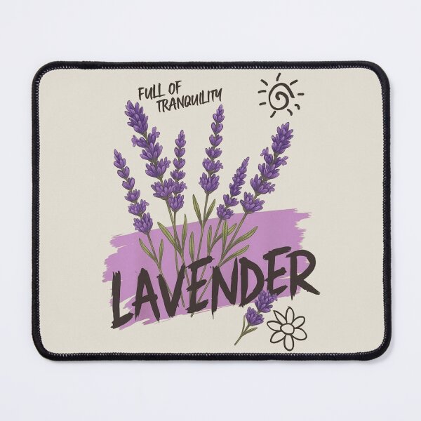 Item preview, Lavender Bliss – Tranquil Floral Graphic Tee designed and sold by Piralez.