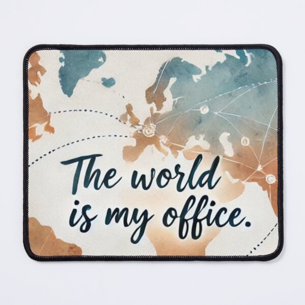Item preview, Watercolor World Map designed and sold by Lyvion design.