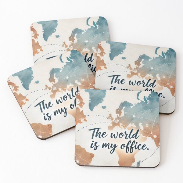 Item preview, Watercolor World Map designed and sold by Lyvion design.