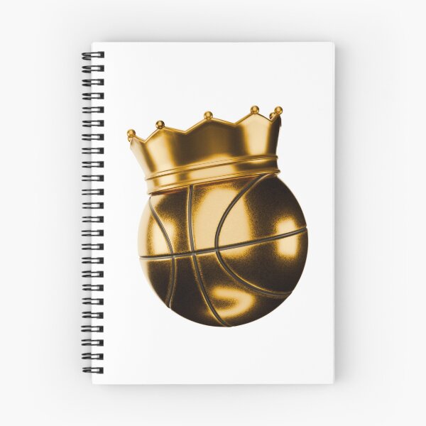 Item preview, Gold Basketball with Gold Kings Crown, Sticker Illustration designed and sold by Layerform.