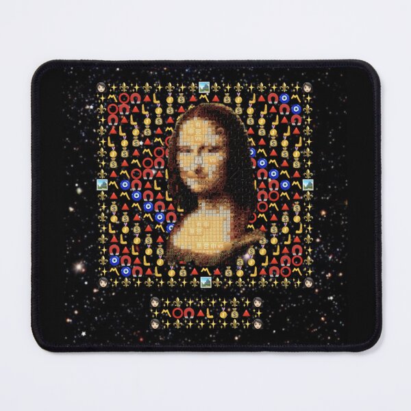 Item preview, Mona Lisa Emojified – World’s First Emoji Grid Tribute to Da Vinci’s Masterpiece | Exclusive Emoji Emblems Artwork designed and sold by Emoji Emblems.