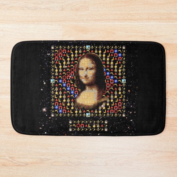 Item preview, Mona Lisa Emojified – World’s First Emoji Grid Tribute to Da Vinci’s Masterpiece | Exclusive Emoji Emblems Artwork designed and sold by Emoji Emblems.