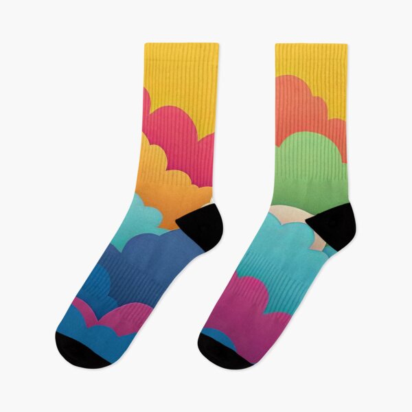 Item preview, Colourful minimalist clouds designed and sold by SpeckAndLook.