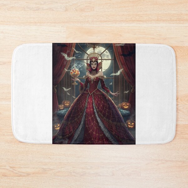 Item preview, Queen of Halloween – Luxury Glamour Fantasy Illustration designed and sold by RAKO13.