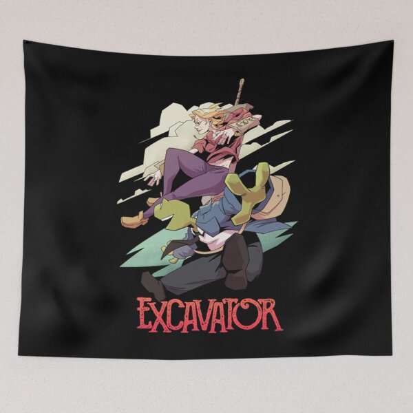 Item preview, Excavator - Boone & Ozzie designed and sold by punbarkqua.