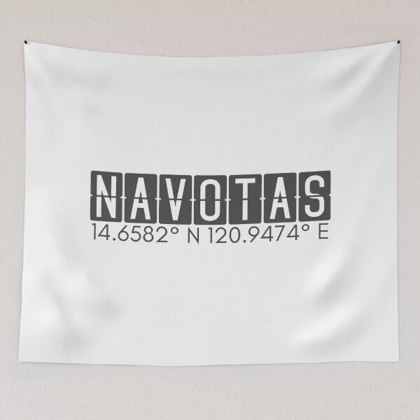 Item preview, Navotas Philippines Coordinates Minimalist Design designed and sold by holaitssher.