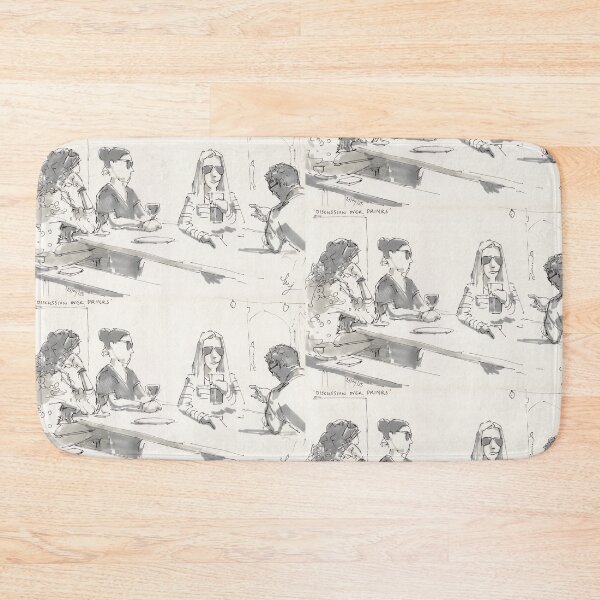 Item preview, Lunchtime drinks sitting in the sun drawing designed and sold by MikeJory.