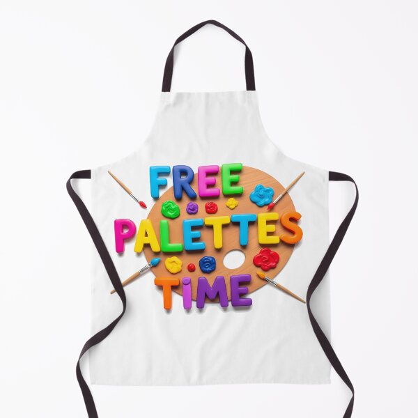 Item preview, Free Palettes Time Colorful Artistic Slogan Design T-Shirt designed and sold by BambaKchula.