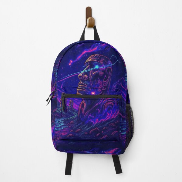 Item preview, Cosmic Sentinels  (NEON) - EASTER ISLAND  designed and sold by CleverCulture.