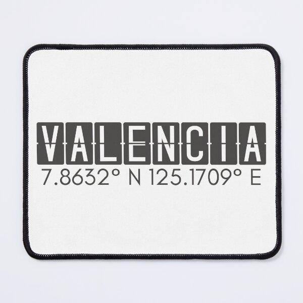 Item preview, Valencia Bukidnon Philippines Coordinates Minimalist Design designed and sold by holaitssher.