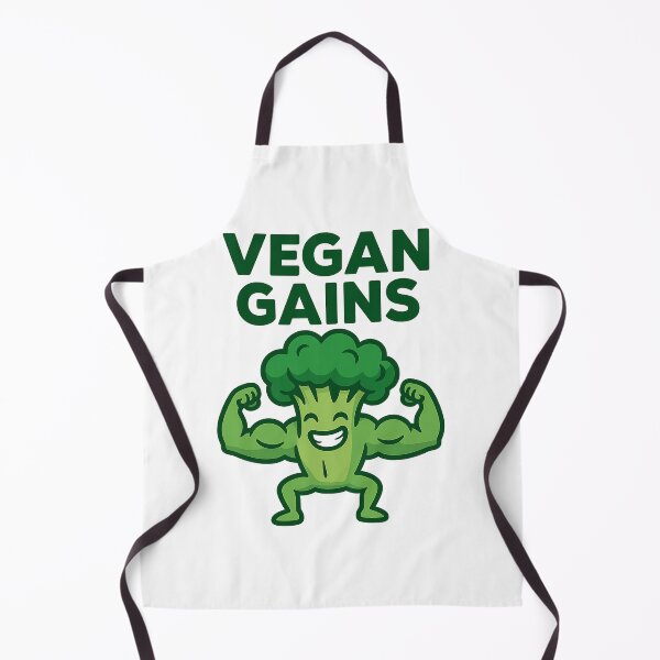 Item preview, Vegan Gains – Funny Broccoli Bodybuilder Meme Design designed and sold by Greek and Vegan.