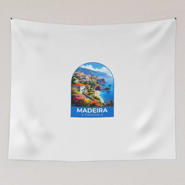 Item preview, Madeira Portugal Travel Sticker designed and sold by TulipaGraphics.