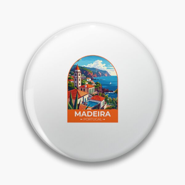 Item preview, Madeira Portugal Travel Sticker designed and sold by TulipaGraphics.