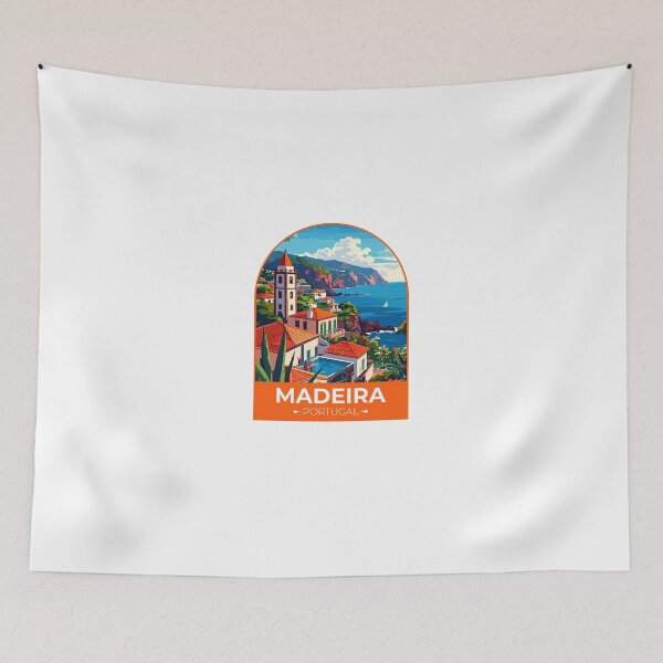 Item preview, Madeira Portugal Travel Sticker designed and sold by TulipaGraphics.
