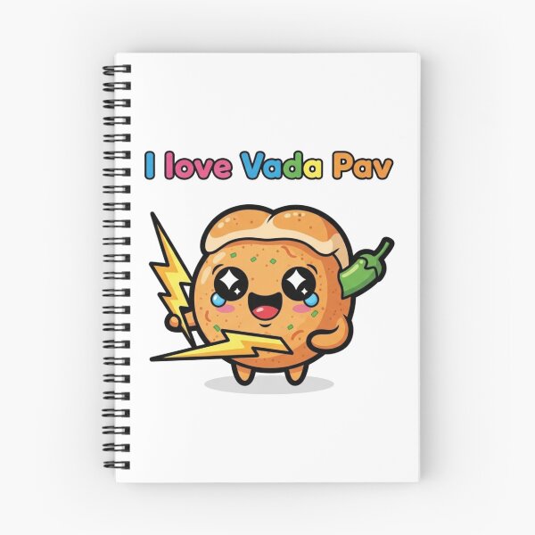 Item preview, Cute Vada Pav With Love designed and sold by NiluDigiStudio.