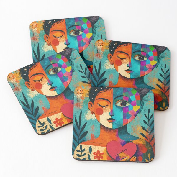 Item preview, woman with heart designed and sold by diulid.