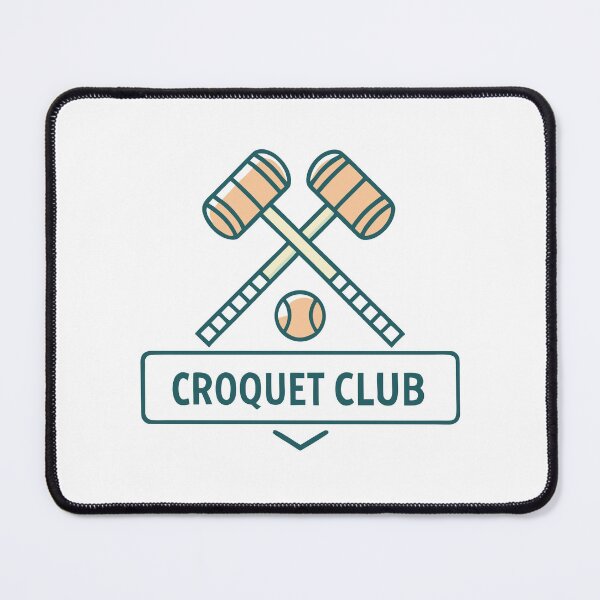 Item preview, Croquet Club Logo – Minimal Croquet Mallet & Ball Icon Design designed and sold by VividOrganica.