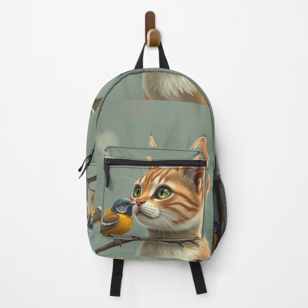 Item preview, Cat and Bird Art designed and sold by Tanu Biswas.